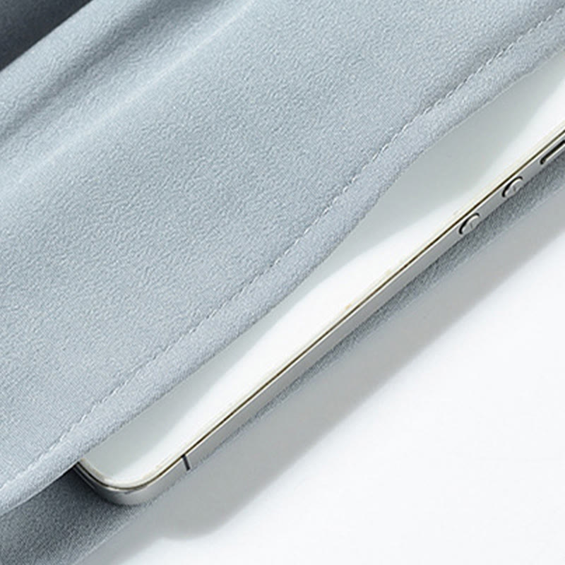 Buddha Stones Fu personaje bordado traje Tang tradicional botón de rana manga corta Top pantalones ropa conjunto para hombres - image 11