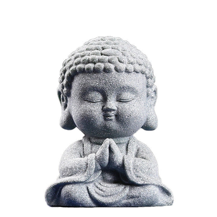 Buddha Stones Meditación Orando Buda Compasión Serenidad Decoración del Hogar - image 11