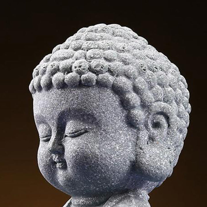 Buddha Stones Meditación Orando Buda Compasión Serenidad Decoración del Hogar