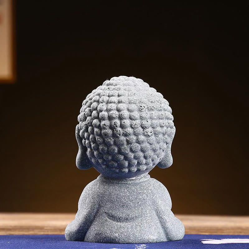Buddha Stones Meditación Orando Buda Compasión Serenidad Decoración del Hogar - image 3