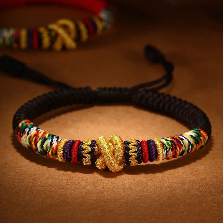 Pulsera de fe con nudo de King Kong Om Mani Padme Hum de plata de ley 925 con Buddha Stones - Marrón (circunferencia de la muñeca: 14-21 cm) - Estilo regular - image 19