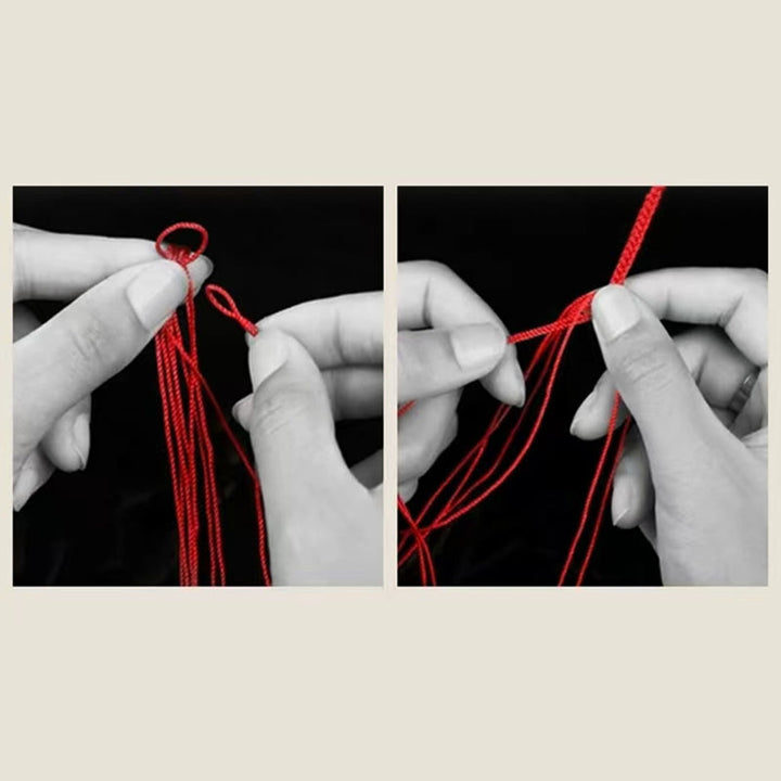 Pulsera de fe con nudo de King Kong Om Mani Padme Hum de plata de ley 925 con Buddha Stones - image 21