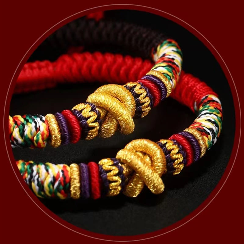 Pulsera de fe con nudo de King Kong Om Mani Padme Hum de plata de ley 925 con Buddha Stones - image 13