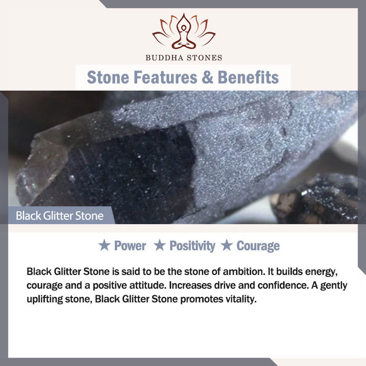 Buddha Stones, piedra negra brillante, ojo de gato, Yin Yang, fantasmas de montaña, gastar dinero, energía, pulsera de cuerda de doble capa