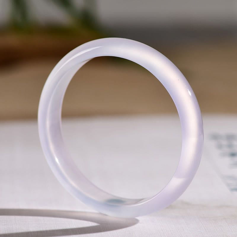 Pulsera de energía positiva de calcedonia natural con Buddha Stones - image 2