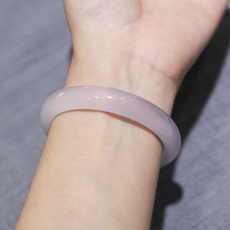 Pulsera de energía positiva de calcedonia natural con Buddha Stones - image 8