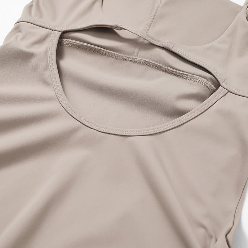 Vestido deportivo para mujer con Buddha Stones , liso, sin espalda, tenis, yoga - image 33