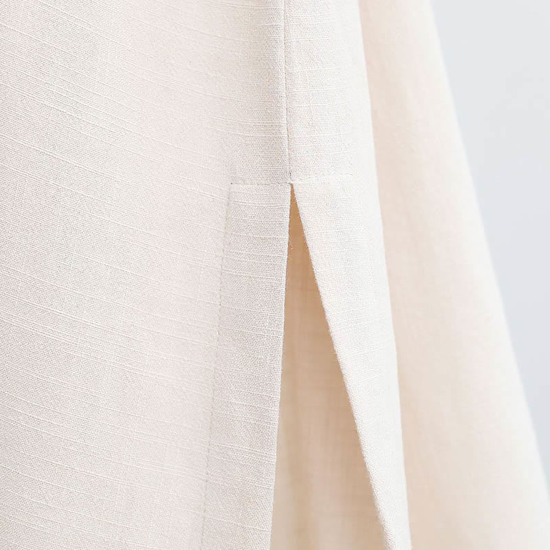 Juego de ropa de meditación Zen Tai Chi de algodón y lino, camisa de hombre de manga larga con cuello en V y pantalones, 2 piezas - image 20