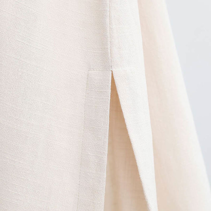 Juego de ropa de meditación Zen Tai Chi de algodón y lino, camisa de hombre de manga larga con cuello en V y pantalones, 2 piezas - image 20