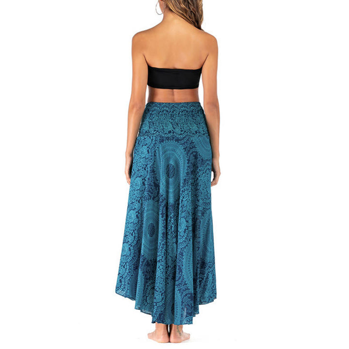 Piedras de Buda Dos Estilos Vestido Falda Flor Rosa de los Vientos Boho - image 18