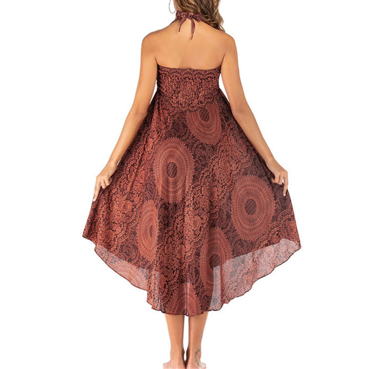 Piedras de Buda Dos Estilos Vestido Falda Flor Rosa de los Vientos Boho - image 40