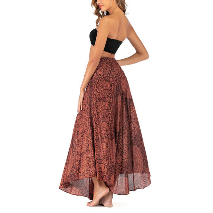 Piedras de Buda Dos Estilos Vestido Falda Flor Rosa de los Vientos Boho - image 38