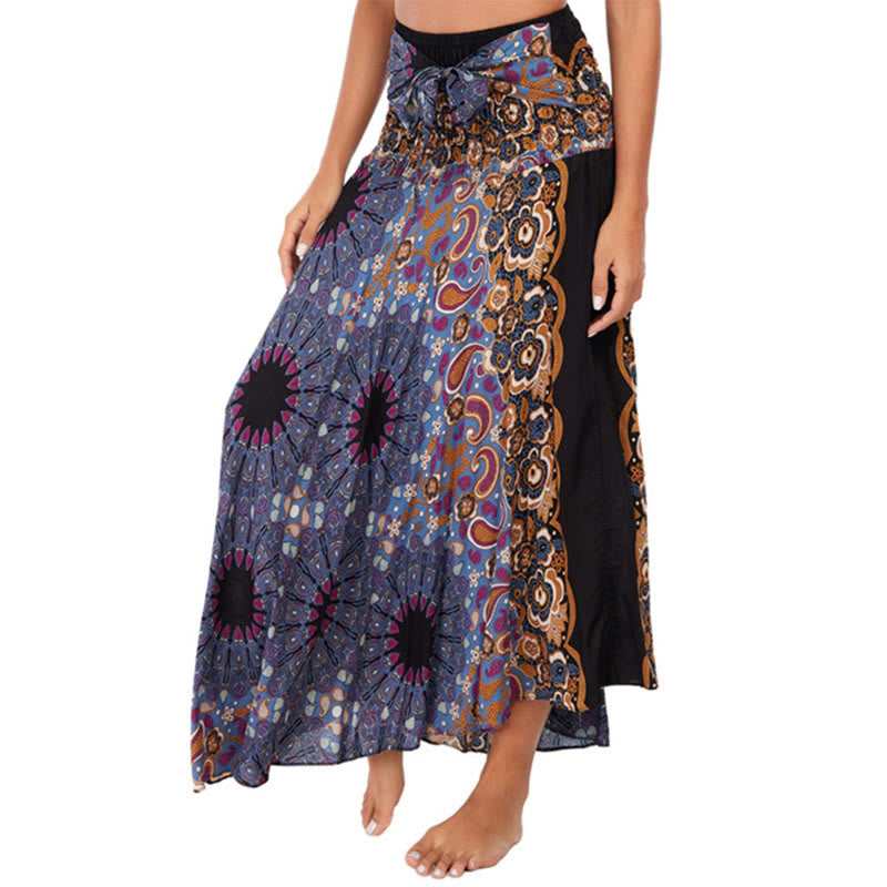 		Buddha Stones Dos Estilos Vestido Bohemio Mandala Flor Gota de Agua Vestido con Cordones - Cardo - US4-12, UK/AU8-16, EU36-44 (F) - image 15