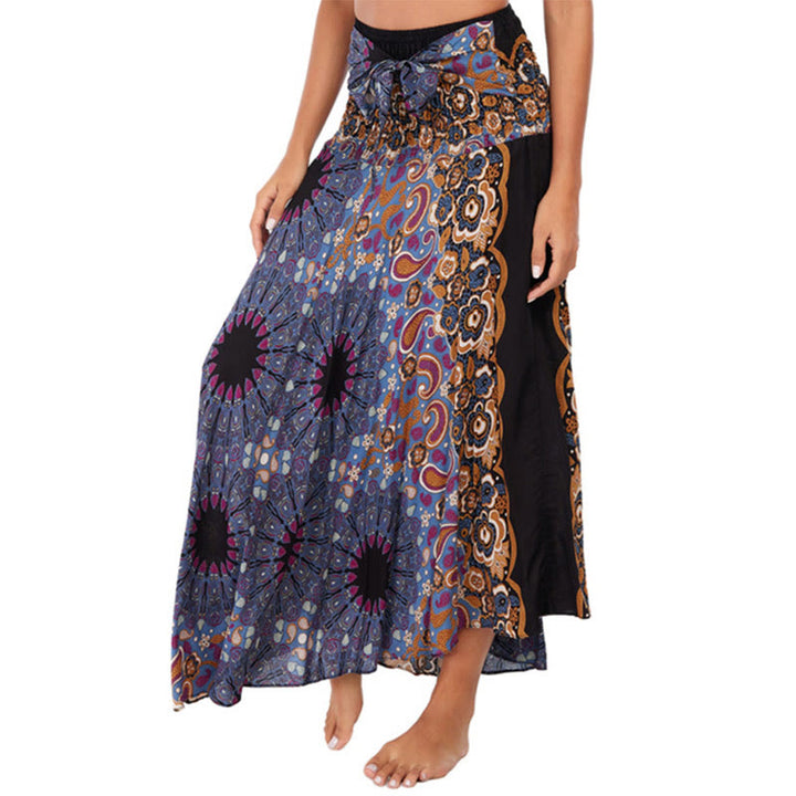 		Buddha Stones Dos Estilos Vestido Bohemio Mandala Flor Gota de Agua Vestido con Cordones - Cardo - US4-12, UK/AU8-16, EU36-44 (F) - image 15