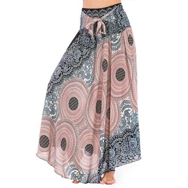 	Buddha Stones Dos Estilos Vestido Bohemio Rosa de los Vientos Flor Vestido con Cordones - MistyRose - US4-12, UK/AU8-16, EU36-44 (F) - image 27