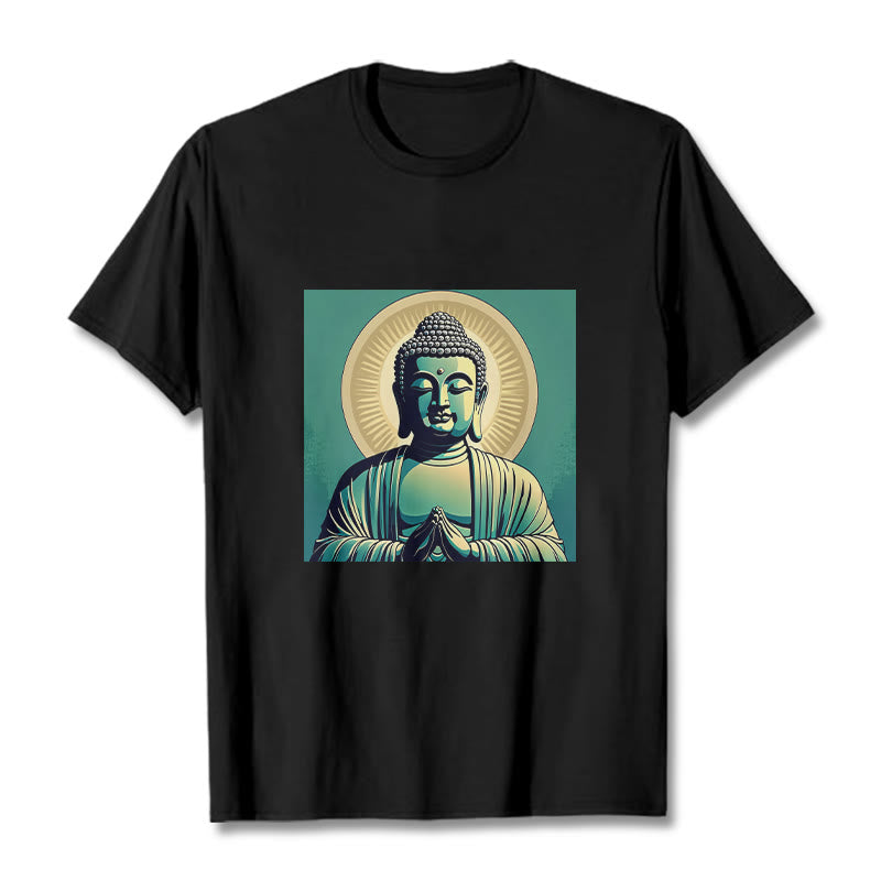	Camisa Buddha Stones Aura Green Buddha Tee - Negro - 2XL - image 6