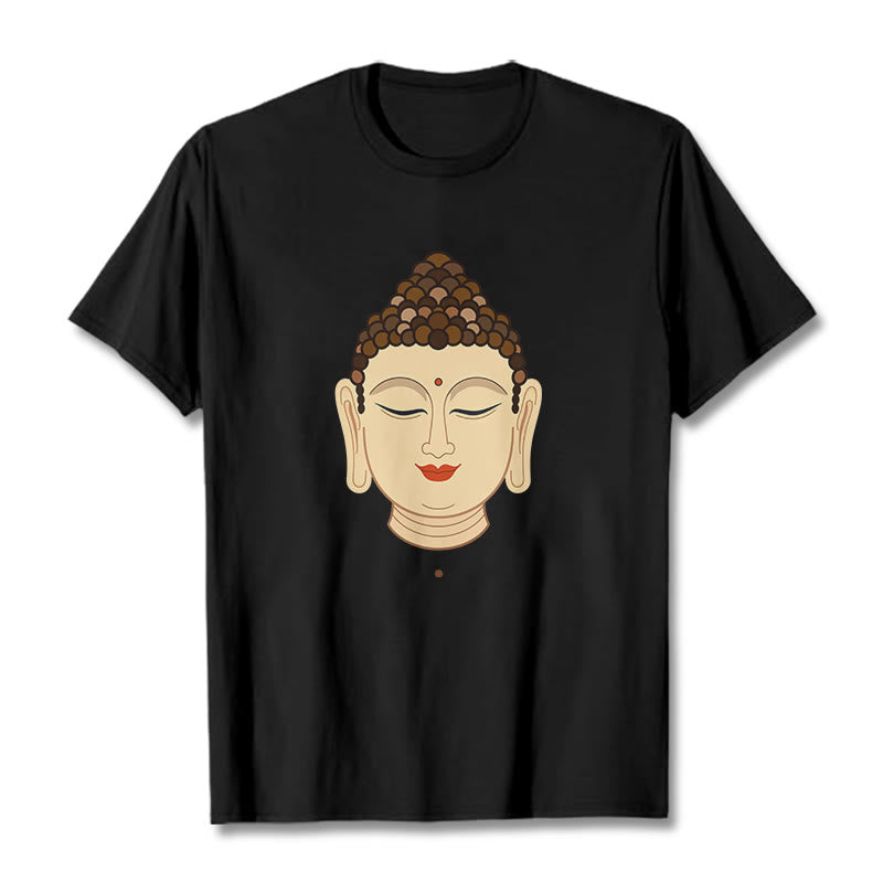 Camiseta de Meditación con Piedras de Buda de Buda - Negro - 2XL - image 5