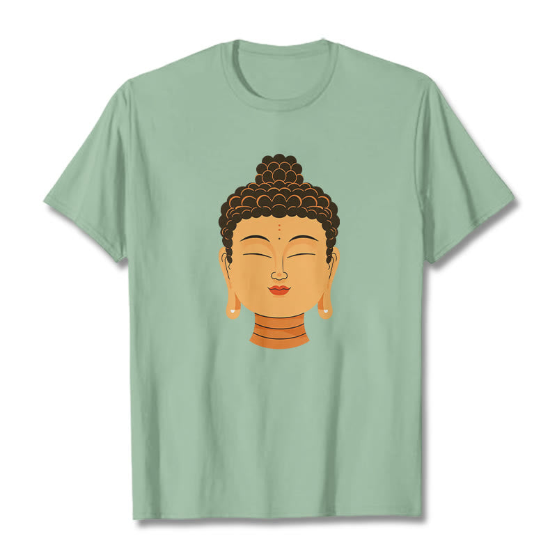 Camiseta de meditación bendita de Buddha Stones - Verde pálido - 2XL - image 14