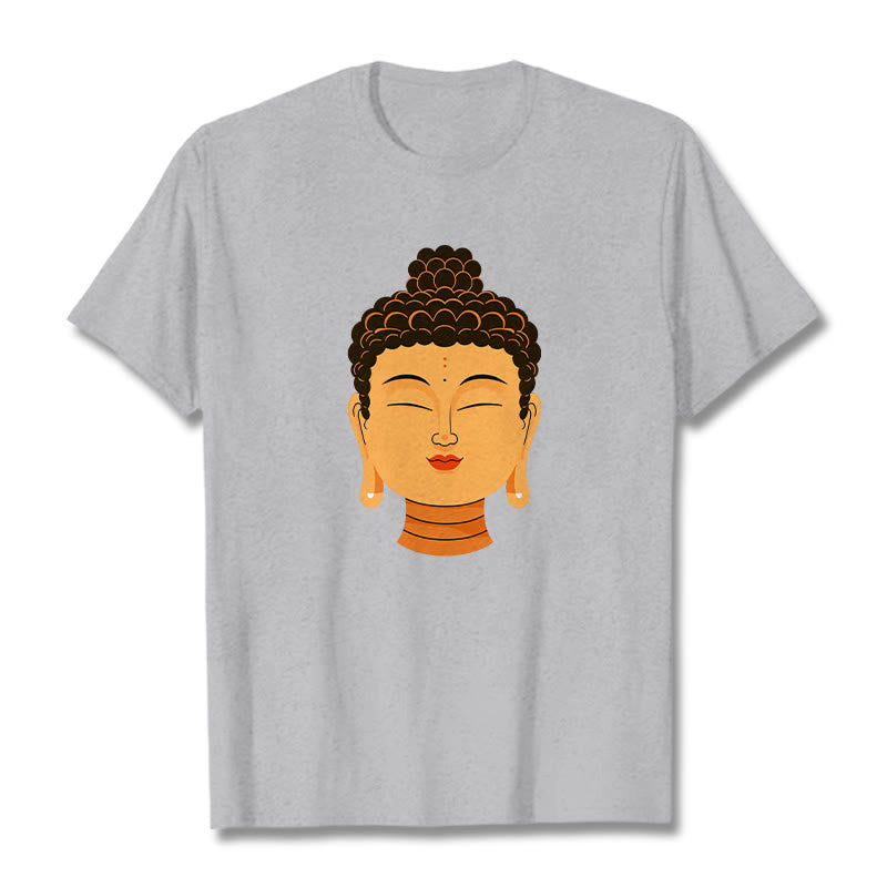 Camiseta de meditación bendita de Buddha Stones - Gris claro - 2XL - image 18