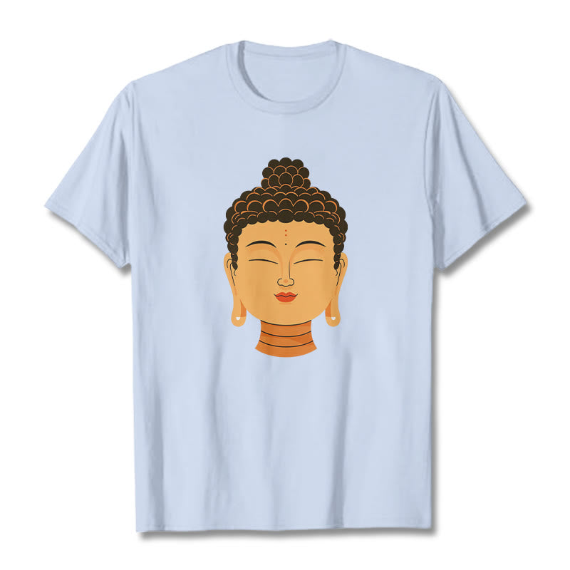 Camiseta de meditación bendita de Buddha Stones - Cian claro - 2XL - image 9