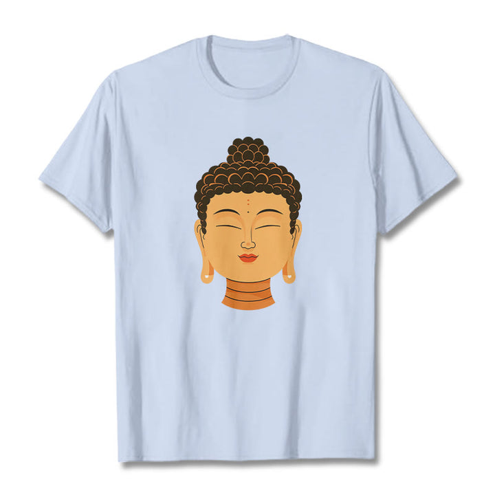 Camiseta de meditación bendita de Buddha Stones - Cian claro - 2XL - image 9