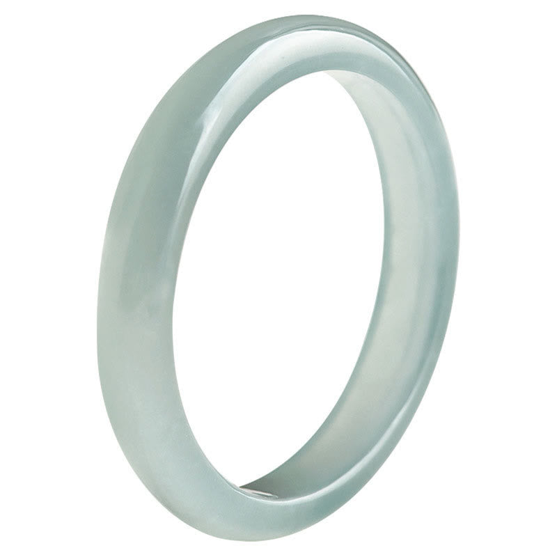 Anillo de la Suerte y Prosperidad de Jade Natural Buddha Stones