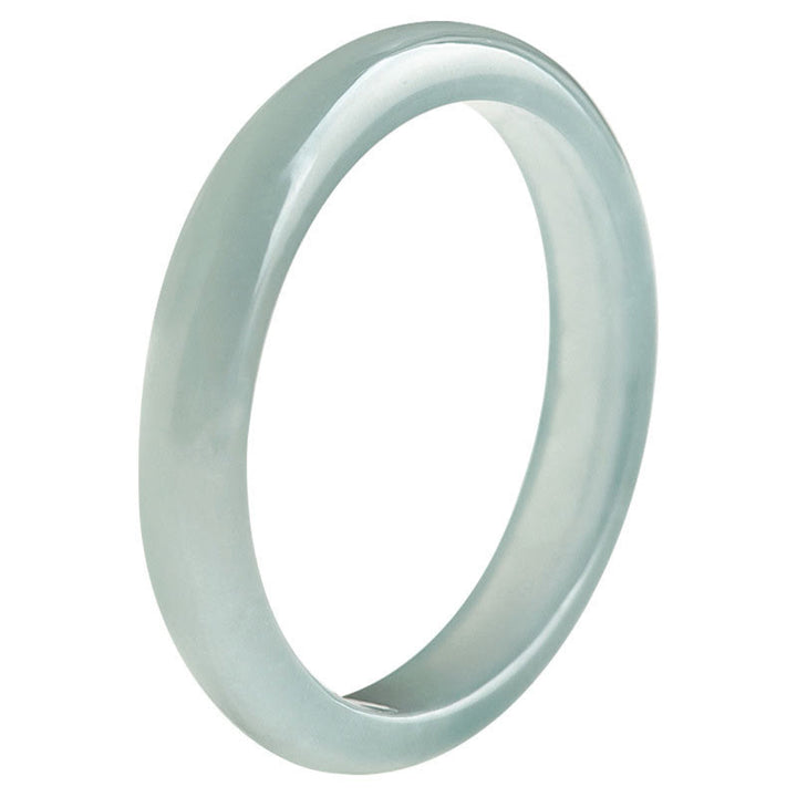 Anillo de la Suerte y Prosperidad de Jade Natural Buddha Stones