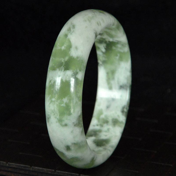Pulsera de Jade Natural de la Suerte y Prosperidad de Buddha Stones
