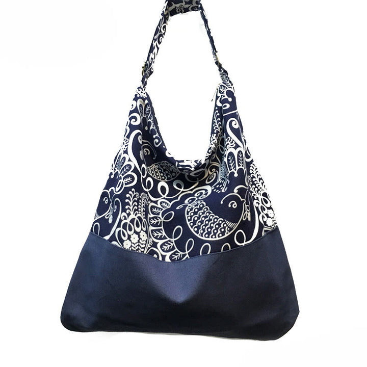 Bolso de algodón tipo bandolera Buddha Stones