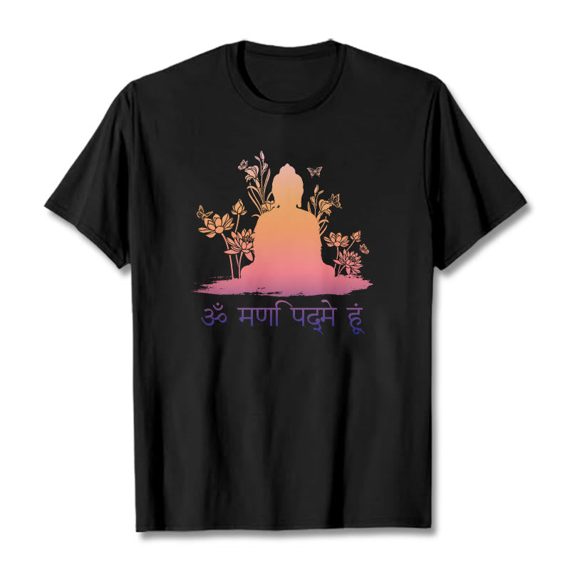 Camiseta Buddha Stones sánscrito OM NAMAH SHIVAYA - Negro - 2XL - image 5