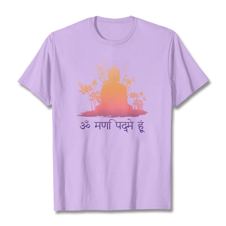 Camiseta Buddha Stones sánscrito OM NAMAH SHIVAYA - Ciruela - 2XL - image 16
