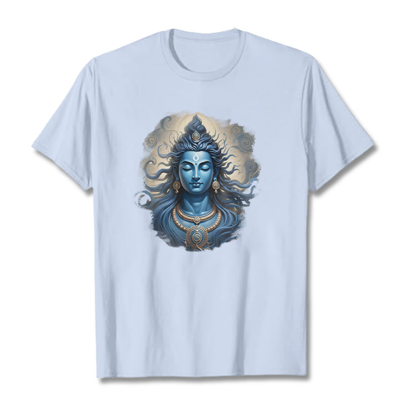 Buddha Stones OM NAMAH SHIVAYA Camiseta de Buddha - Cian claro - 2XL - image 0