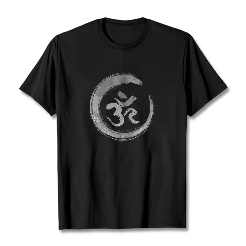 Camiseta con Mantra OM Sánscrito de Buddha Stones - Negro - 2XL - image 0