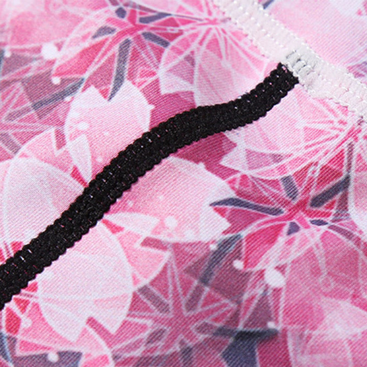 Leggings deportivos estampados de líneas de Sakura con flores de cerezo de Buddha Stones, pantalones tipo capri de yoga para mujer - image 6