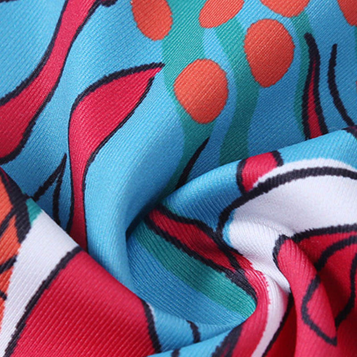 Pantalones de yoga para mujer, leggings de cintura alta, de fitness, de ejercicio deportivo, con impresión de pétalos de flores coloridas de Buddha Stones. - image 22