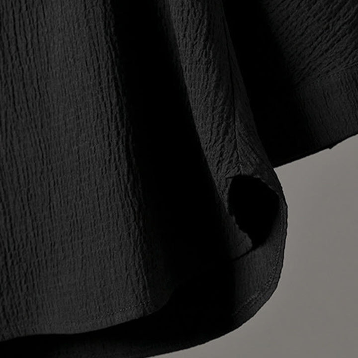 Camisa casual de hombre con cuello en V y manga tres cuartos de Buddha Stones - image 11