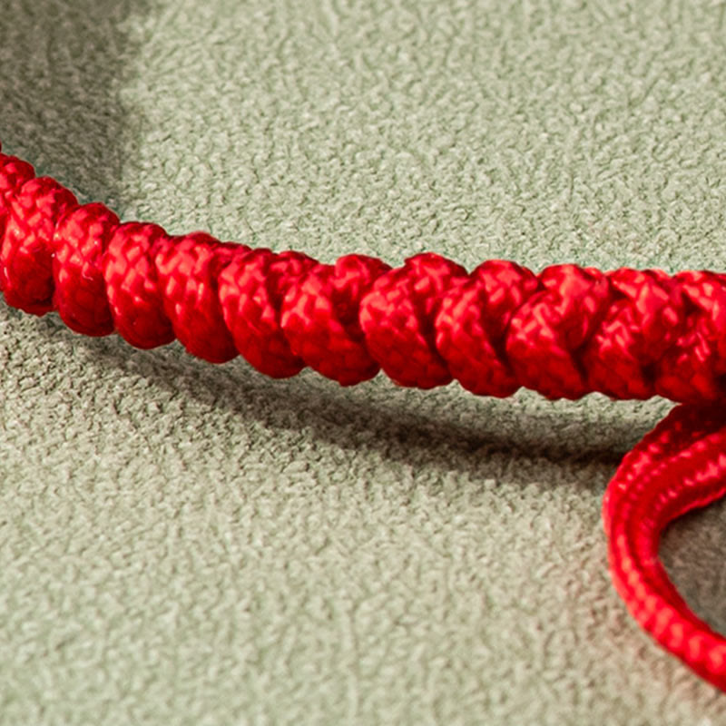 Pulsera de Cuerda Roja con Jade de la Suerte Abundancia de Buddha Stones