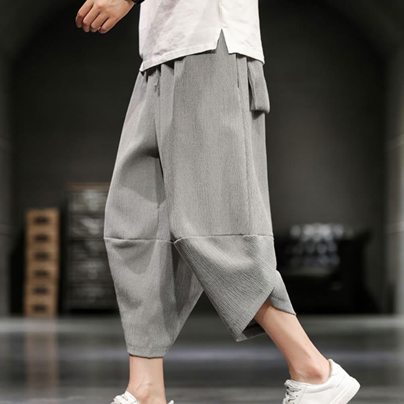 Pantalones cortos de verano Buddha Stones para hombre con bolsillos - image 6