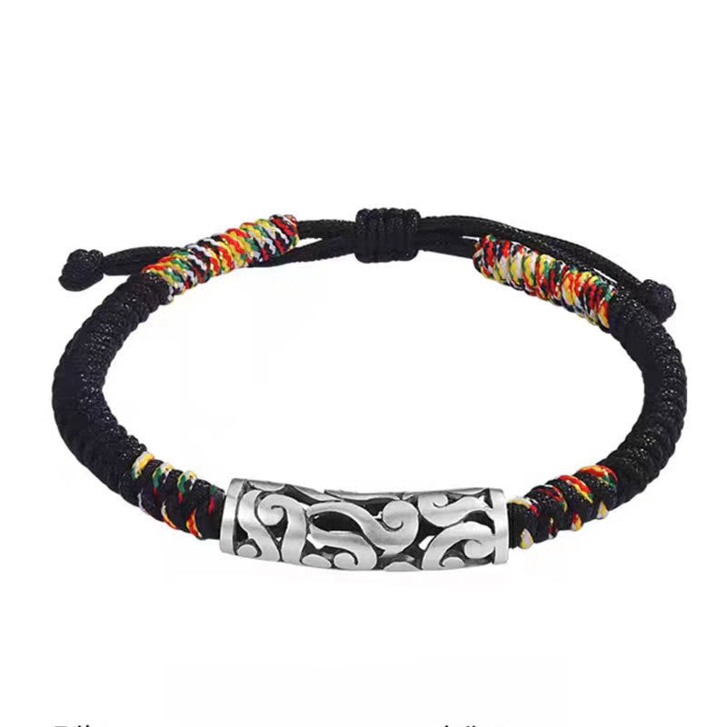 Pulsera de Piedra de Buda y Cobre con nubes auspiciosas de la suerte