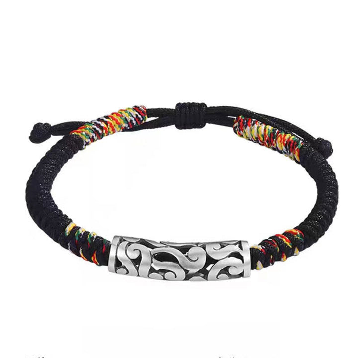 Pulsera de Piedra de Buda y Cobre con nubes auspiciosas de la suerte