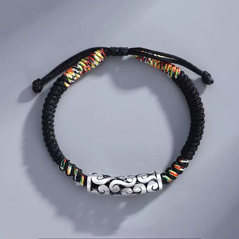Pulsera de Piedra de Buda y Cobre con nubes auspiciosas de la suerte
