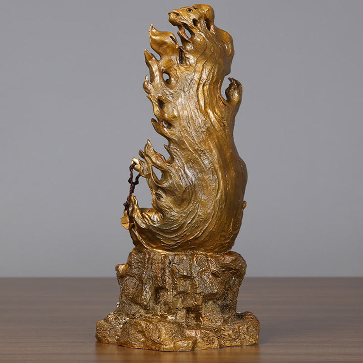 Buddha Stones Acalanatha Figura de Buda Estatua de Cobre Serenidad Decoración para Ofrenda en el Hogar - image 14