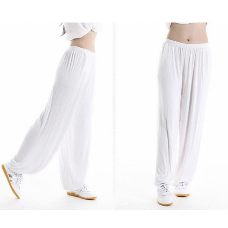 Pantalones de Verano Unisex para Práctica de Tai Chi y Qigong con Cintura Elástica Modal Buddha Stones - image 12