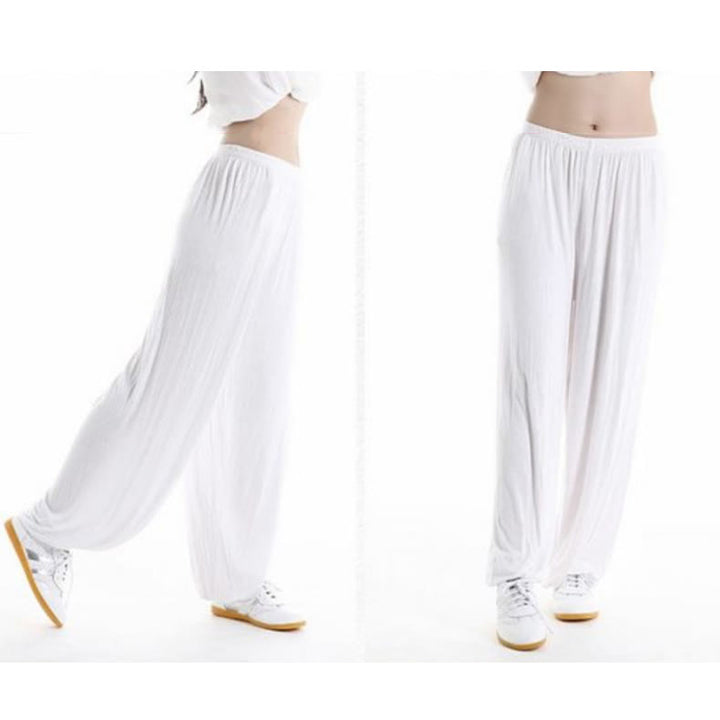 Pantalones de Verano Unisex para Práctica de Tai Chi y Qigong con Cintura Elástica Modal Buddha Stones - image 12