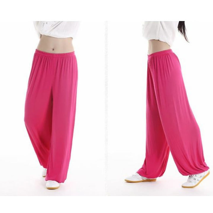 Pantalones de Verano Unisex para Práctica de Tai Chi y Qigong con Cintura Elástica Modal Buddha Stones - image 30