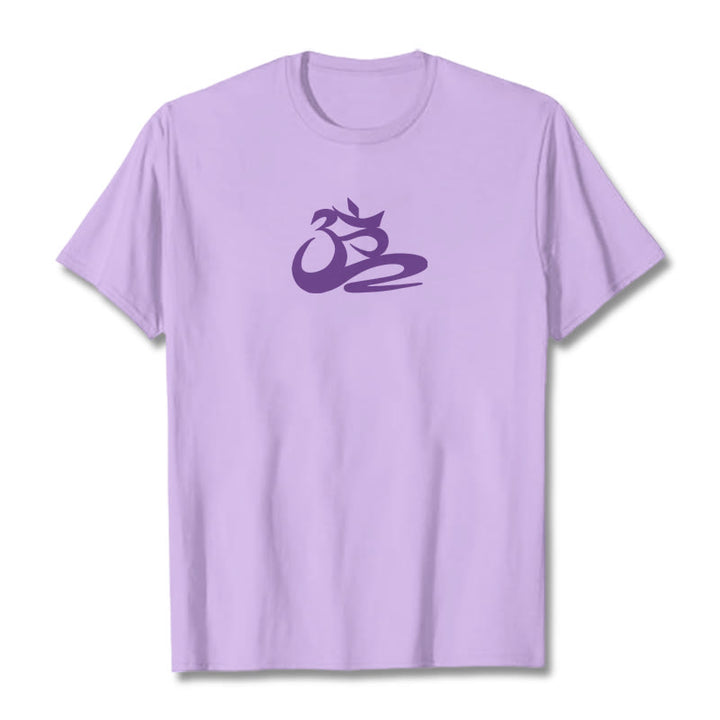 Camiseta OM con Buddha Stones - Ciruela - 2XL - image 0