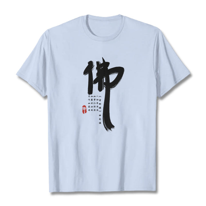 Camiseta con Buddha Stones para Buda - Cian claro - 2XL - image 9