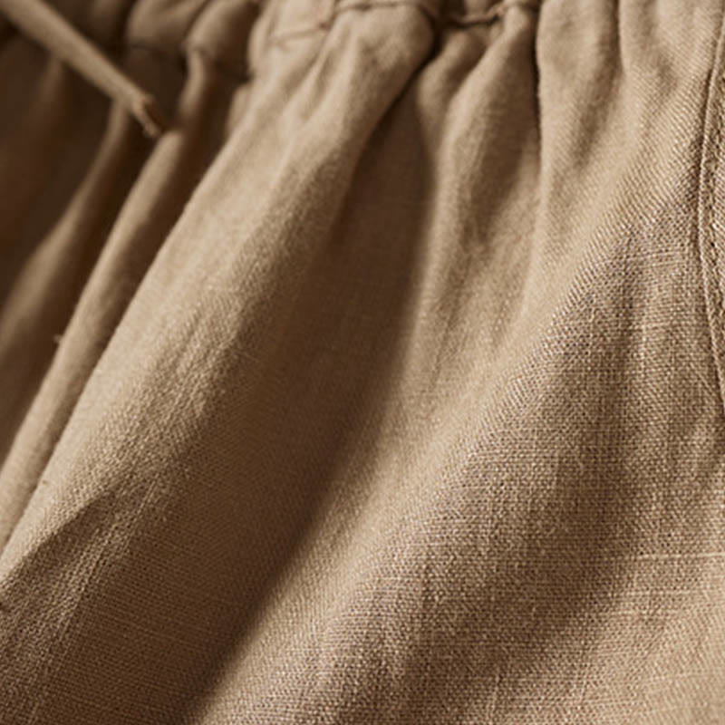Pantalones harén con bordado de flores pequeñas de verano y bolsillos de Buddha Stones - image 8