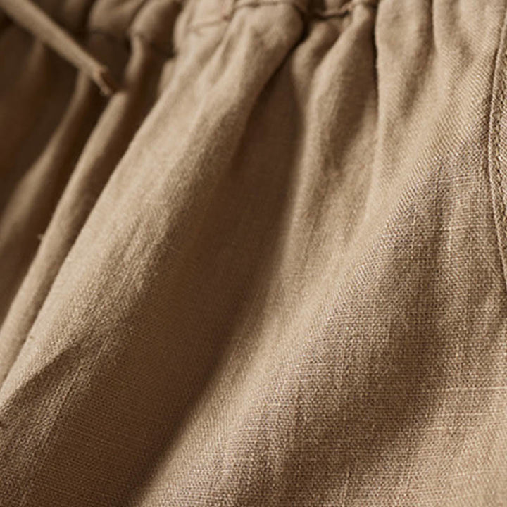 Pantalones harén con bordado de flores pequeñas de verano y bolsillos de Buddha Stones - image 8