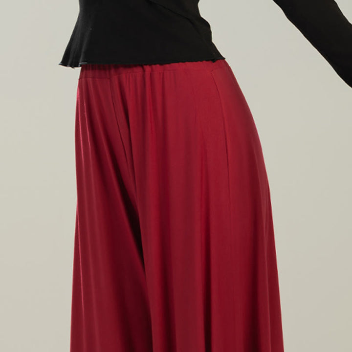 Pantalones de yoga y danza modal de color liso con Buddha Stones y transpirables - image 7